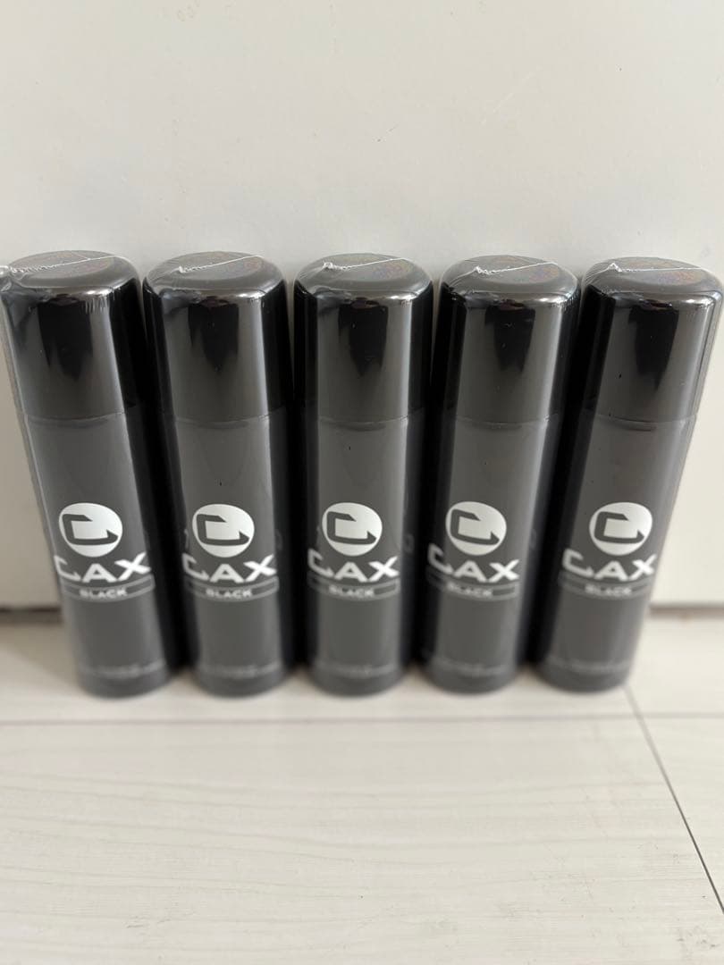 新品未開封 CAX カックス 薄毛隠し用 ヘアスプレー100gブラック5本