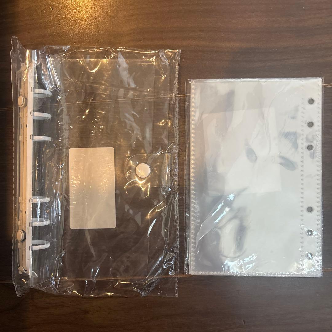 シール帳 A6サイズ リフィルセット ホワイト ボンボンドロップシール