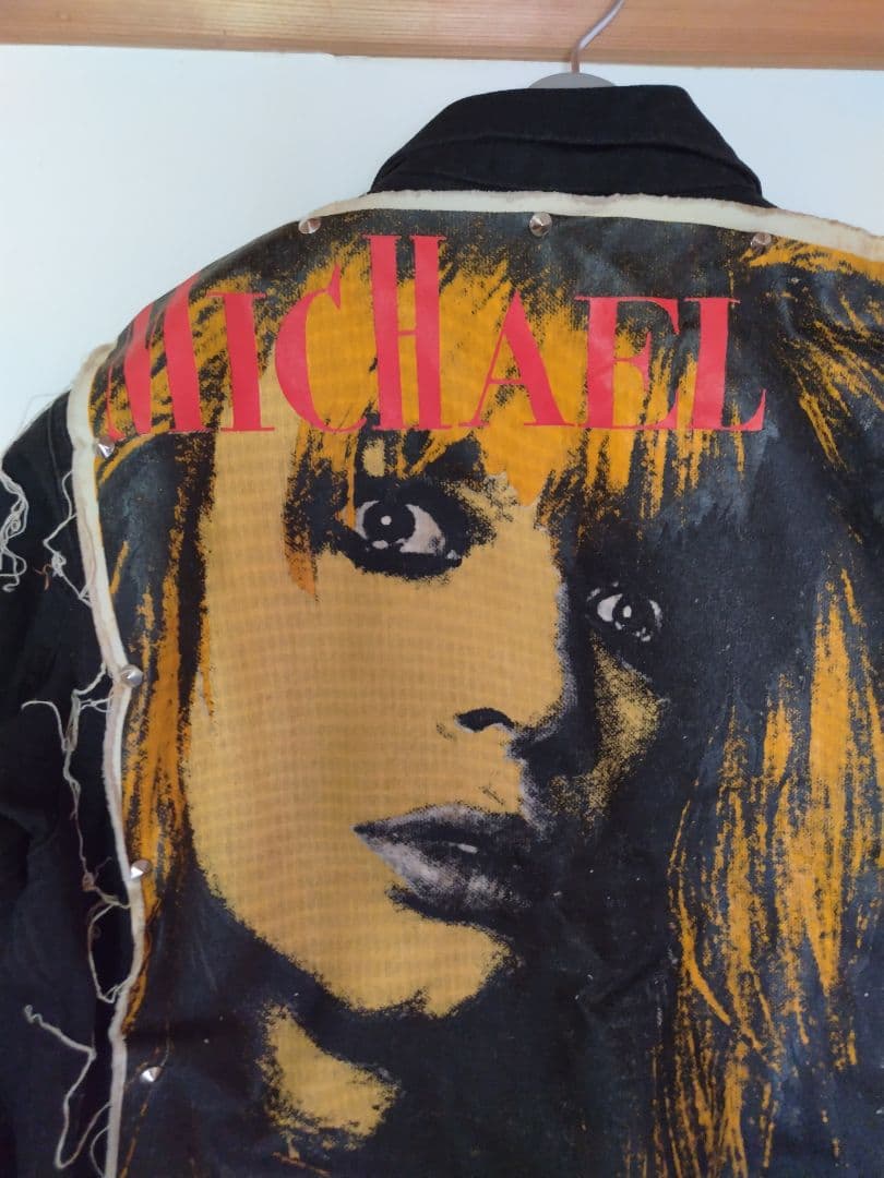 マイケル・モンロー デニムジャケット 黒 HANOI ROCKS
