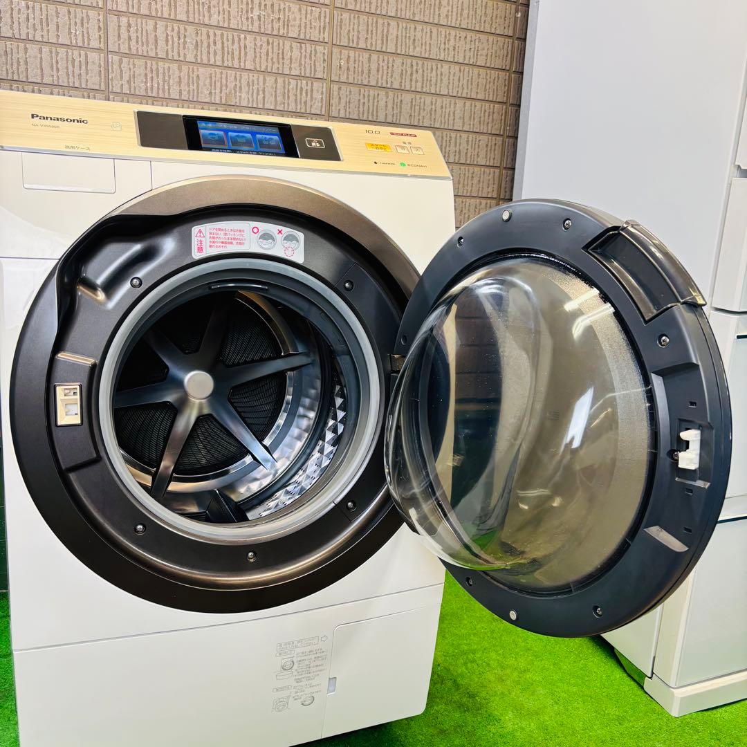 Panasonic 10kg ドラム式洗濯機 タッチモニター【地域限定配送無料