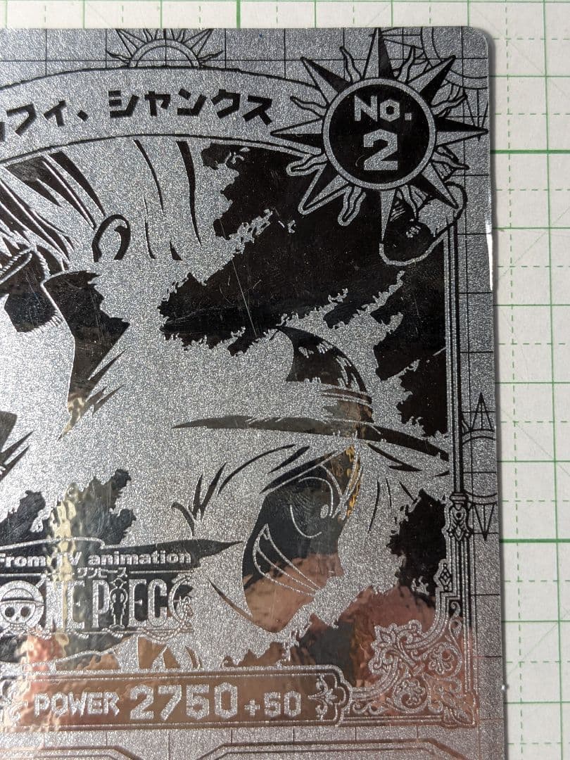 ONE PIECE　レア　初期　ブロマイド　カード　トレカ　ルフィ　シャンクス