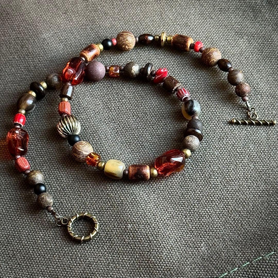 インディアンジュエリー　極太　ビンテージ　ネックレス　ネイティブアクセサリー 楽天市場】ネイティブ アメリカン ネックレス レザー フェザー