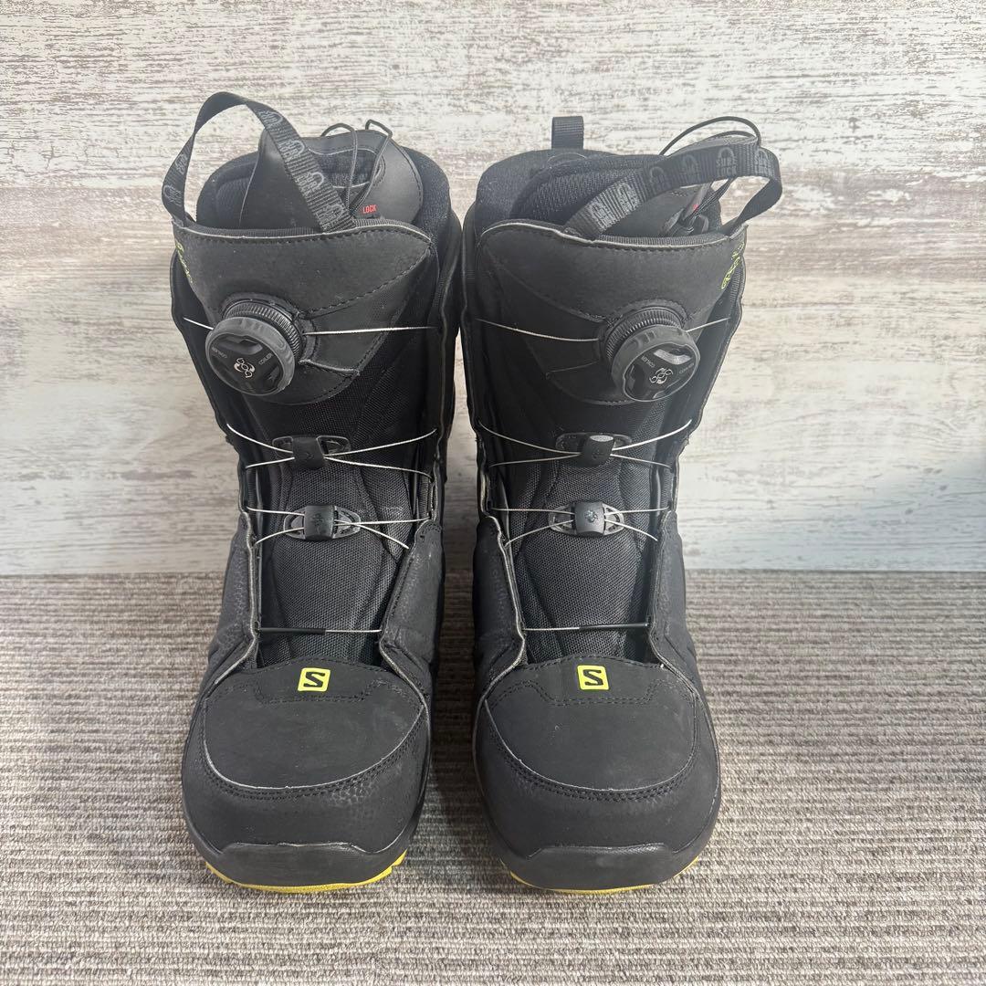 美品　Salomon スノーボードブーツ ブラック　25.5cm