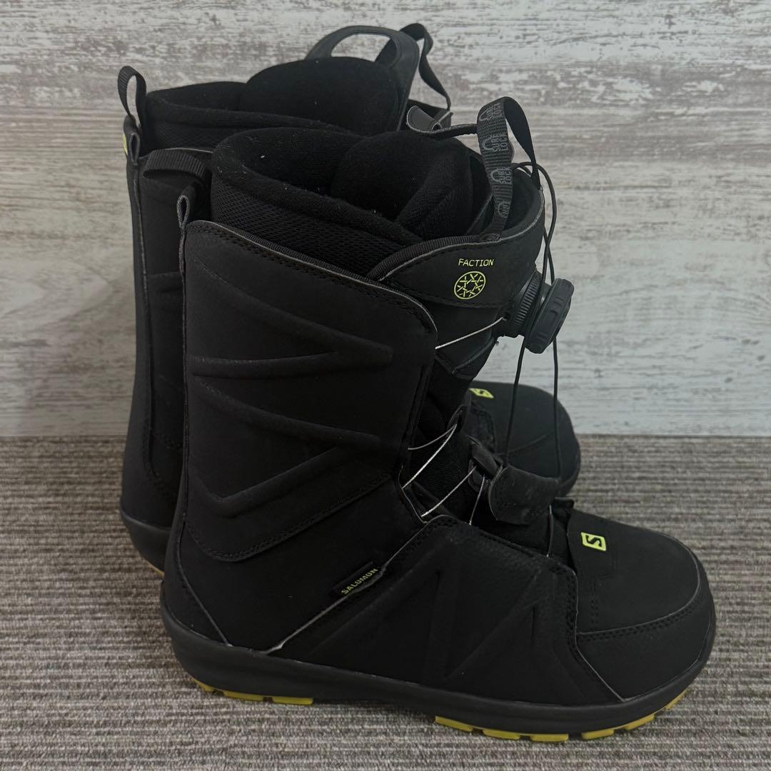 美品　Salomon スノーボードブーツ ブラック　25.5cm