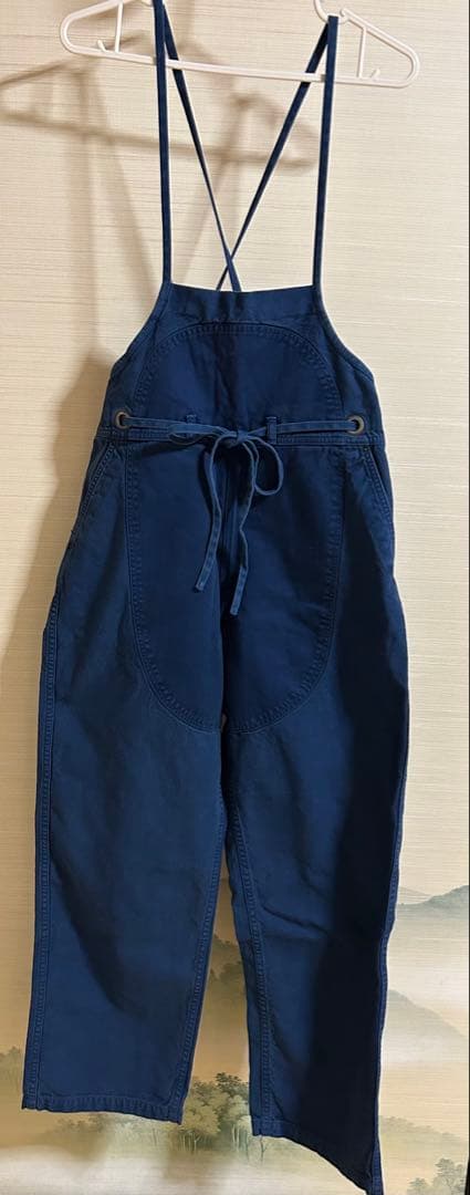 キャピタル　ネイビー サロペット クロスストラップ SENTI センティ / PARACORD BRAIDING SHOULDER STRAP パラコード