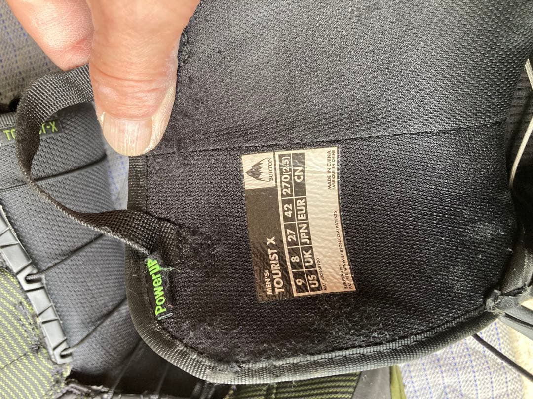 バートン　ツーリストX スノーボードブーツ 27.0cm オリーブグリーン