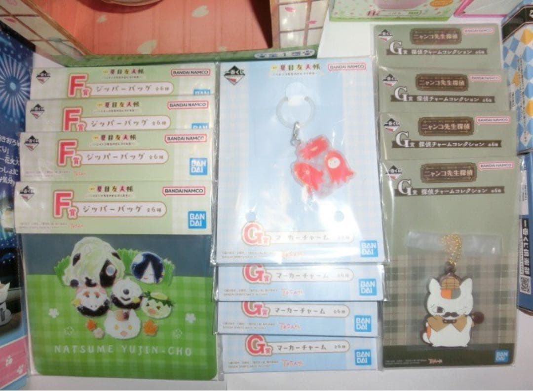 夏目友人帳　ニャンコ先生　グッズ　約27個　ソフビ貯金箱 グラス 小皿 チャーム