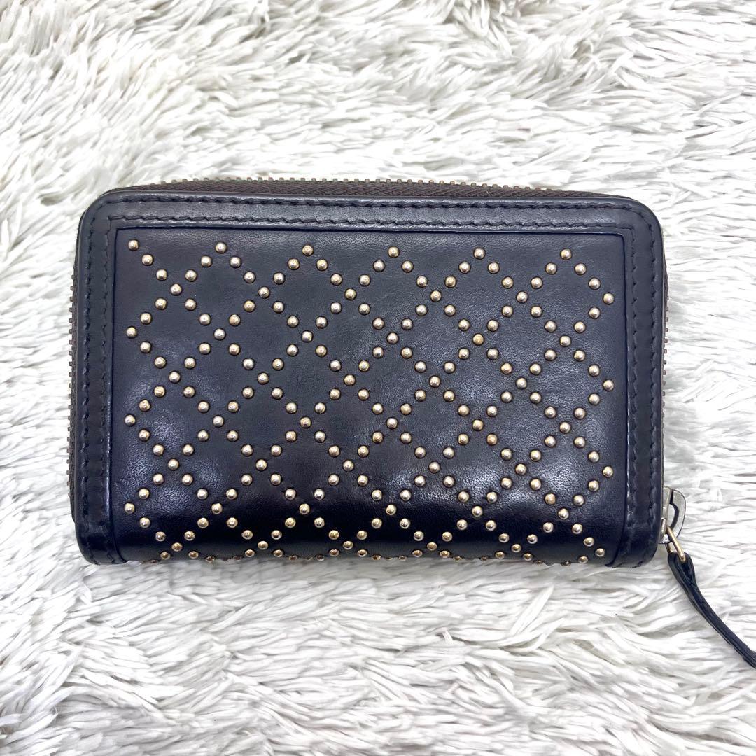 極美品✨GUCCI コインケース ディアマンテ スタッズ インター