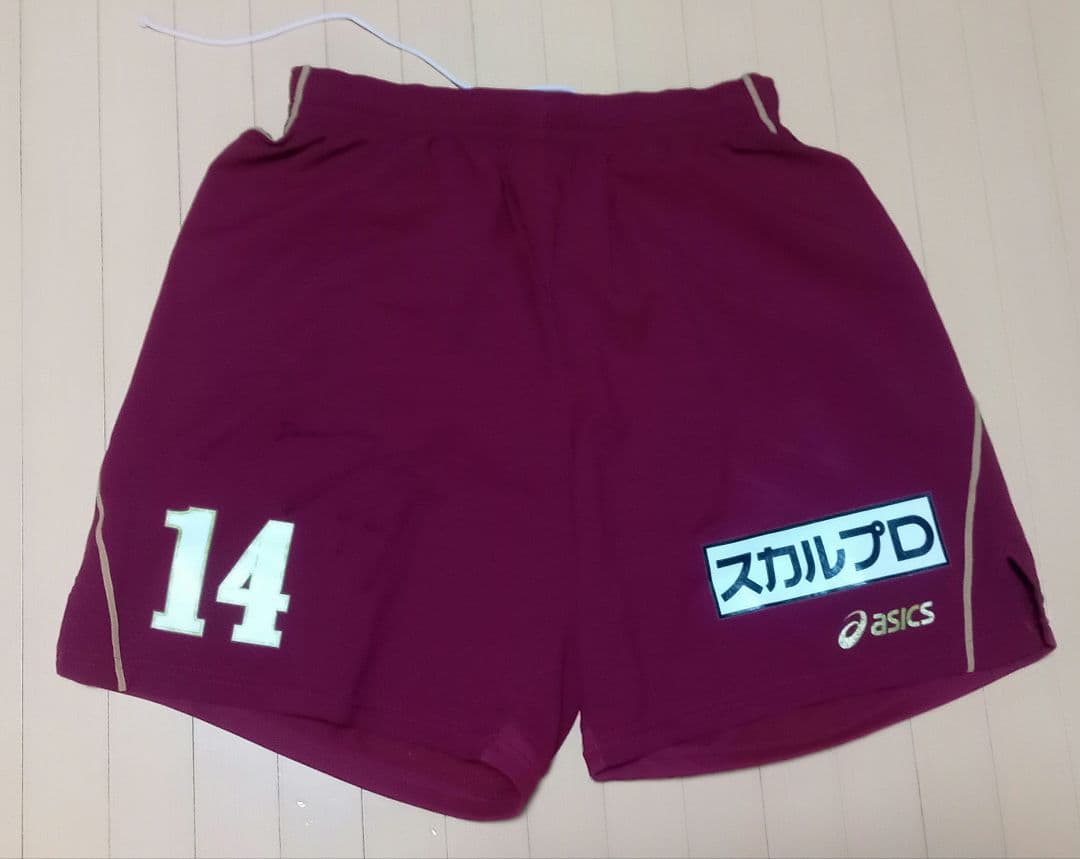 宮本恒靖選手実使用 asicsアシックス ヴィッセル神戸 ユニフォーム上下