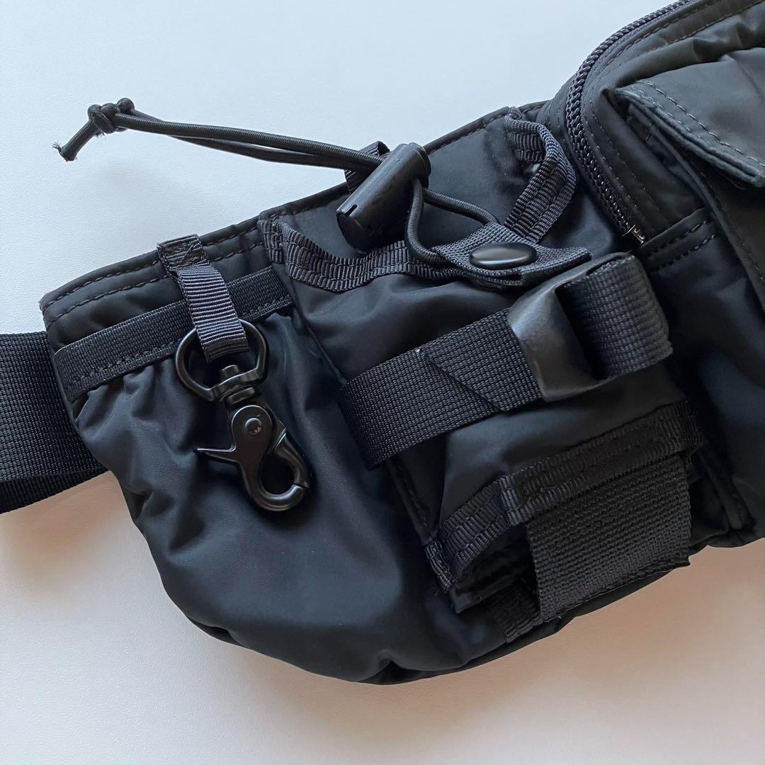 藤原ヒロシ】ヘッドポーター HEAD PORTER ボディバッグ カード付き