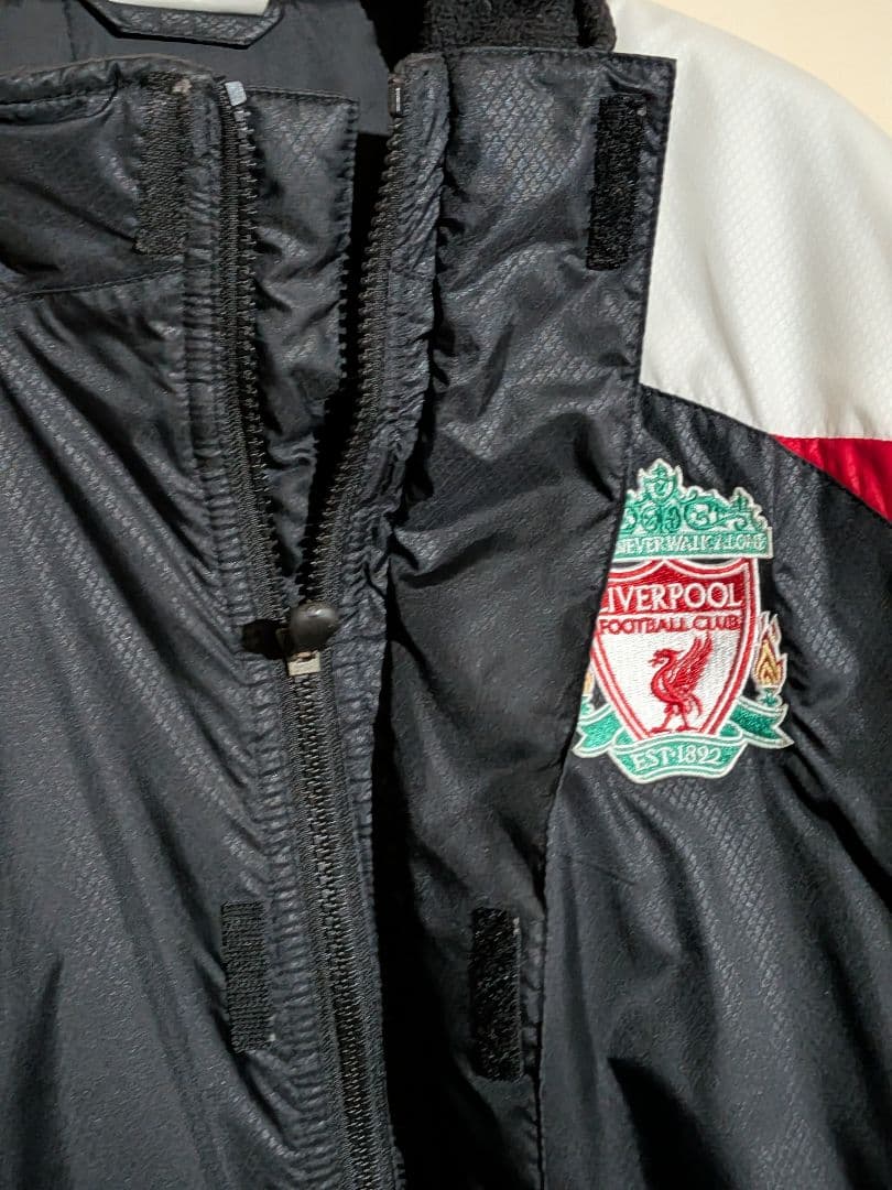 Liverpool FC adidas ベンチコート 黒 赤 Lサイズ - メルカリ