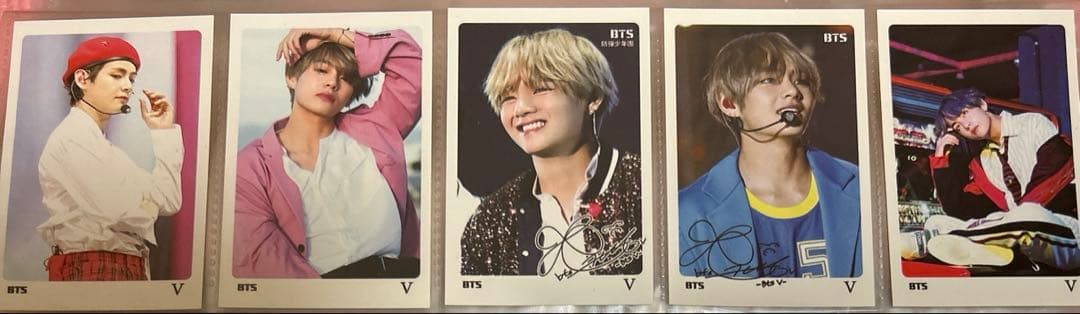 bts BTS テテ V メッセージカード トレカ 97枚セット おまけつき
