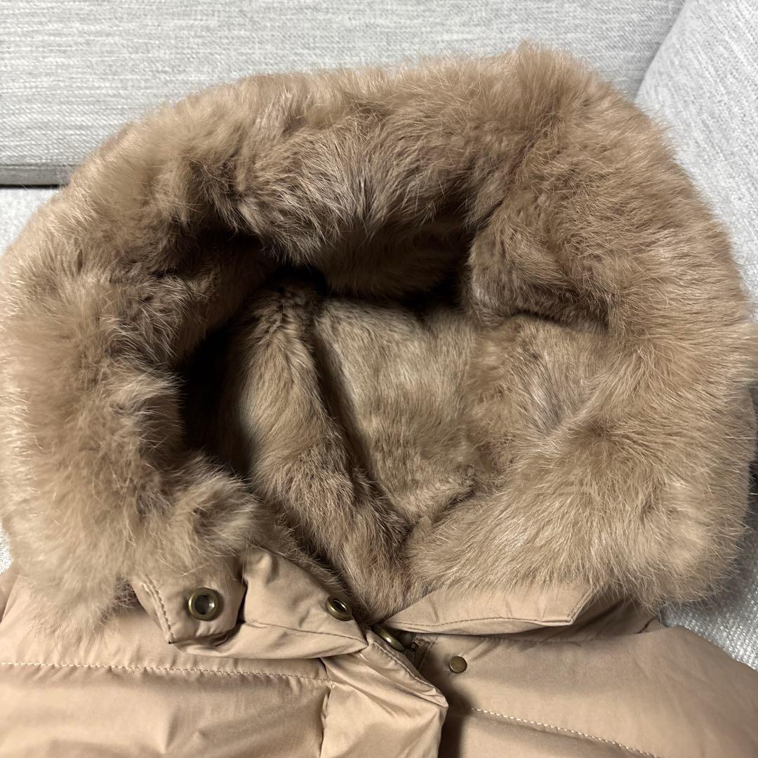 美品] アーバンリサーチ ラビットダウンコート ベージュ ラビット