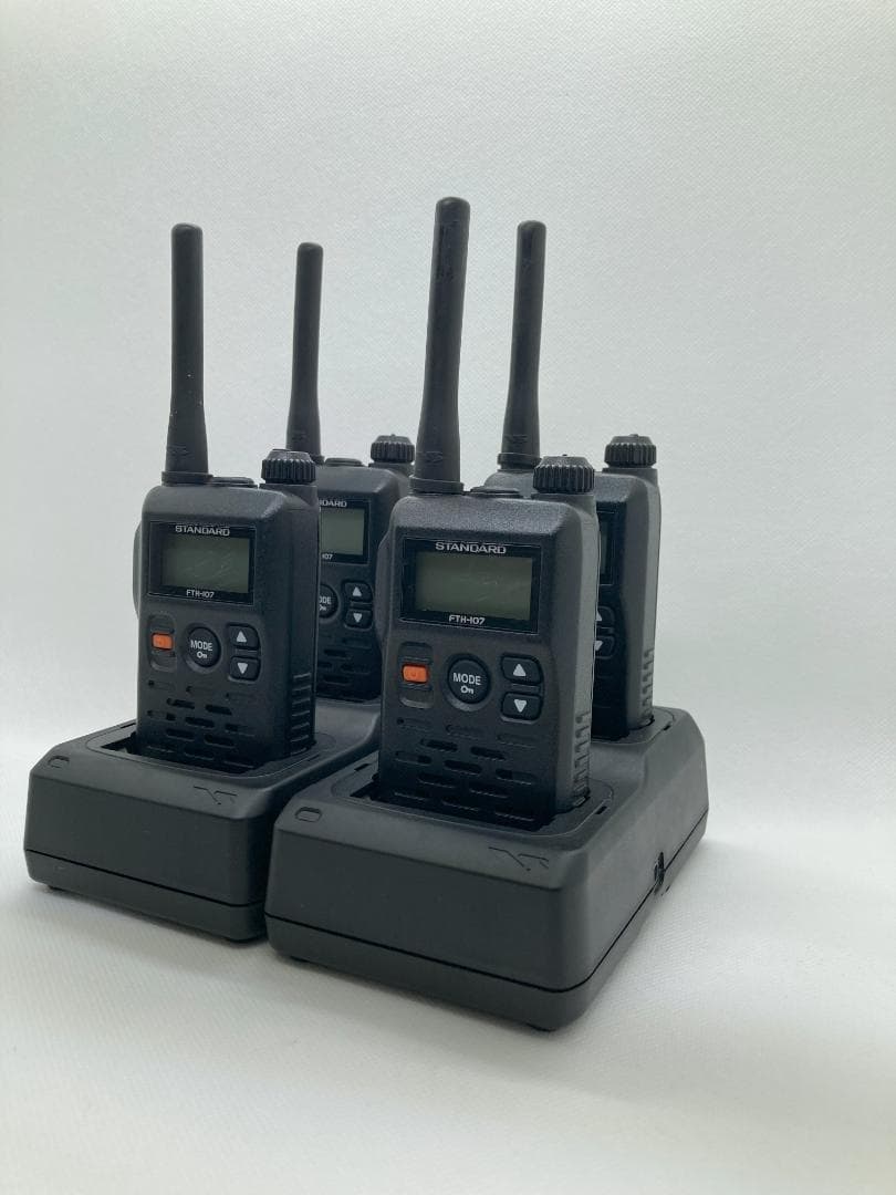 特定小電力トランシーバー STANDARD FTH-107 4台セット 特定小電力トランシーバー FTH－107