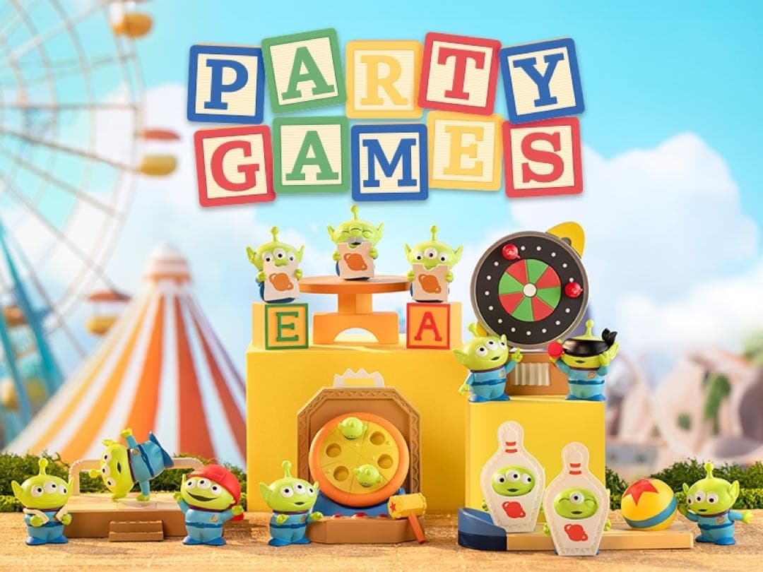 POPMART Pixar ALIEN PARTY GAMESリトルグリーメン