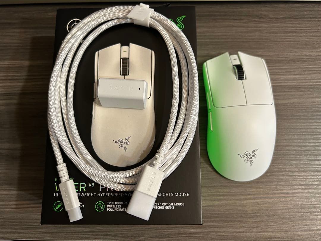 マウス・トラックボール RAZER Viper V3 Pro White VIPER Razer Viper V3 Pro 超軽量左右対称型 HyperSpeed Wireless対応
