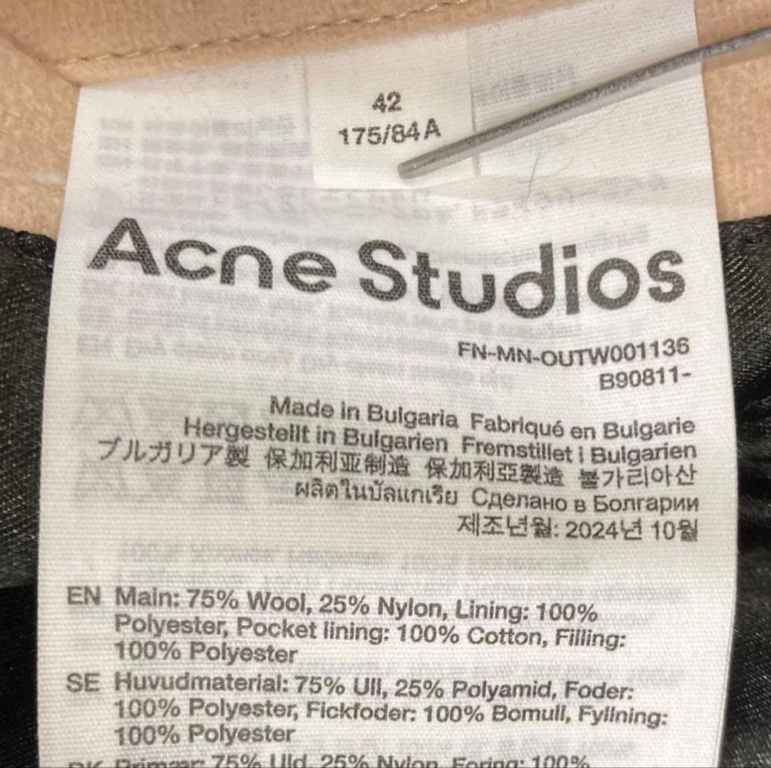 栗田浩　2/1 acne フードジャケット　定価18万ほど