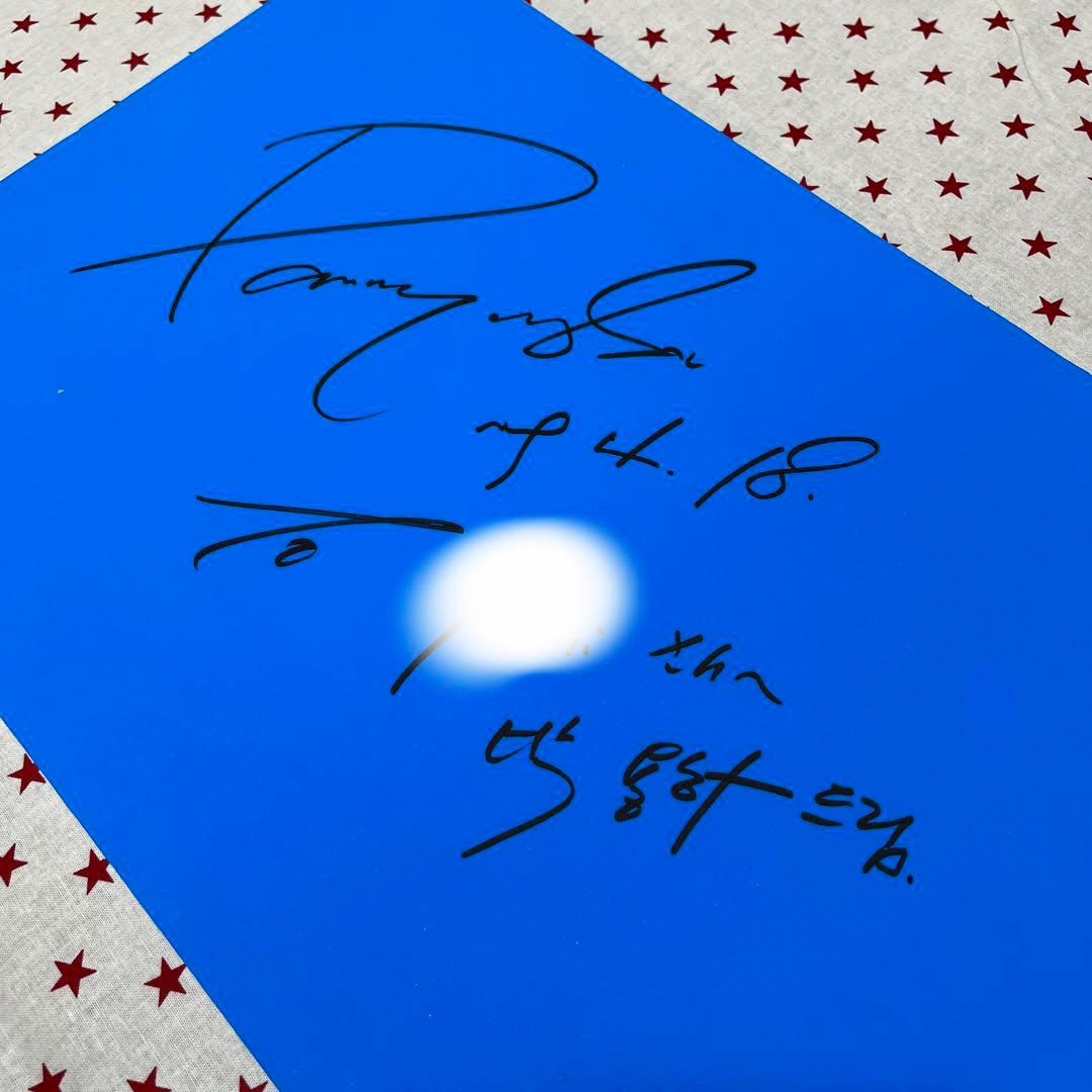 パクヨンハ　直筆サインボード