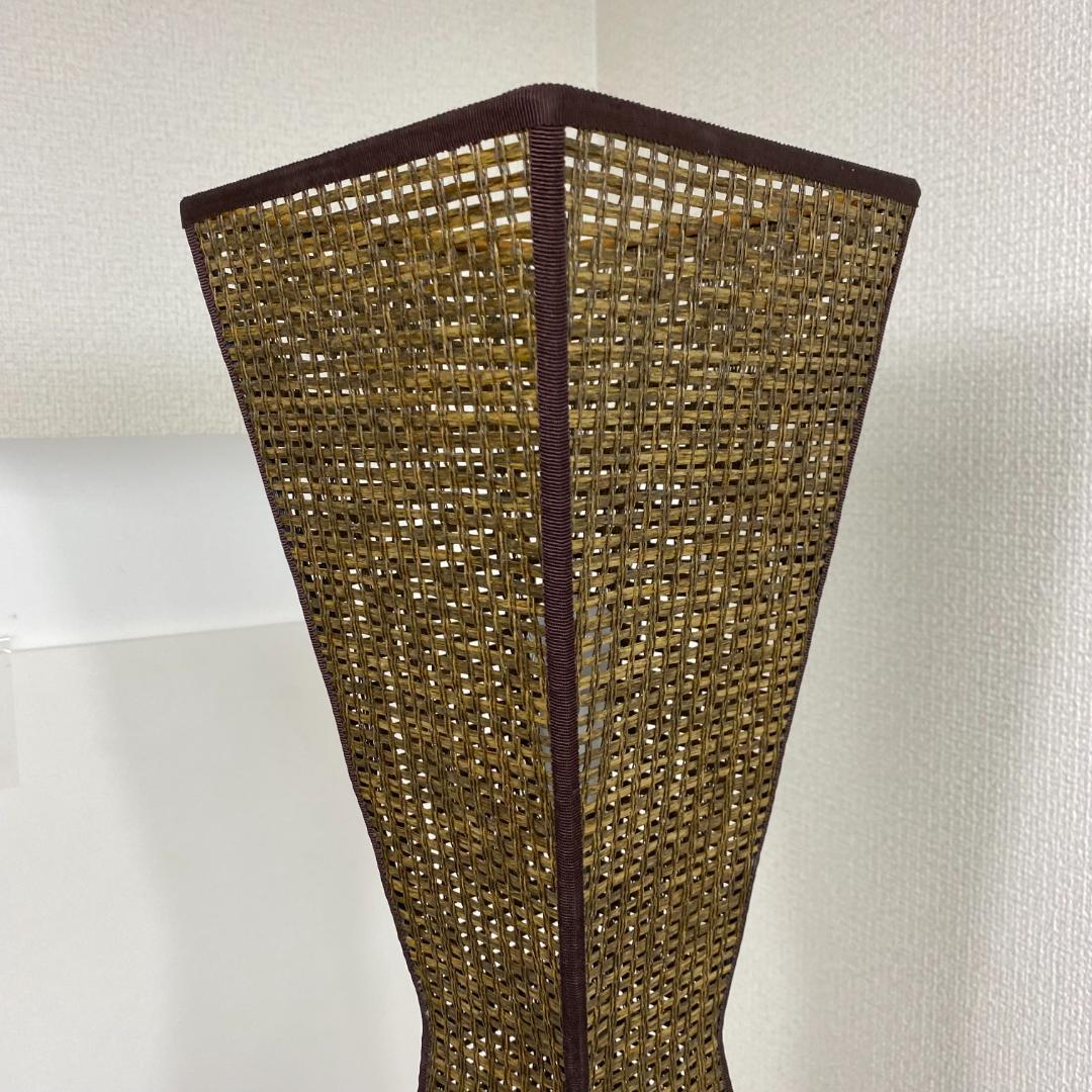 ☆フロアスタンドライト 長澤ライティング ウィッカータワー 2灯式