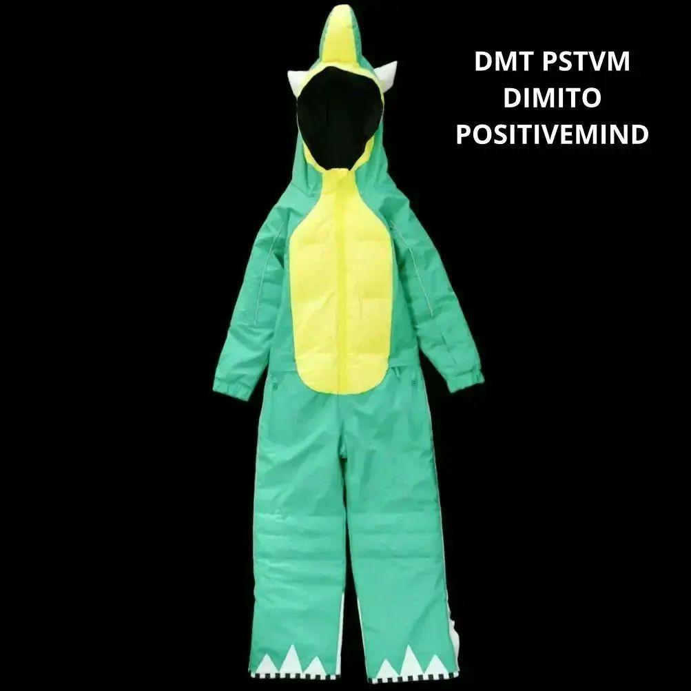 子供用 キッズ スノースーツ ウィンターウェア スキー 怪獣つなぎ