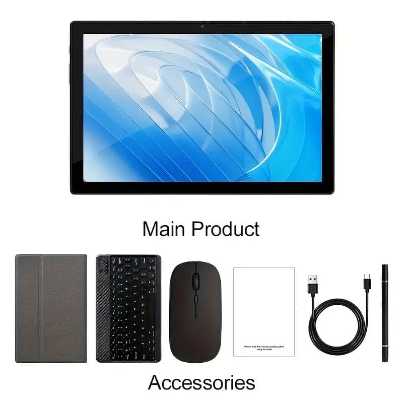 【新品】タブレット Android14 128GB キーボードマウス等付属 Amazon.com : 2025 Android 14 Tablet with Keyboard 20GB+128GB+1TB