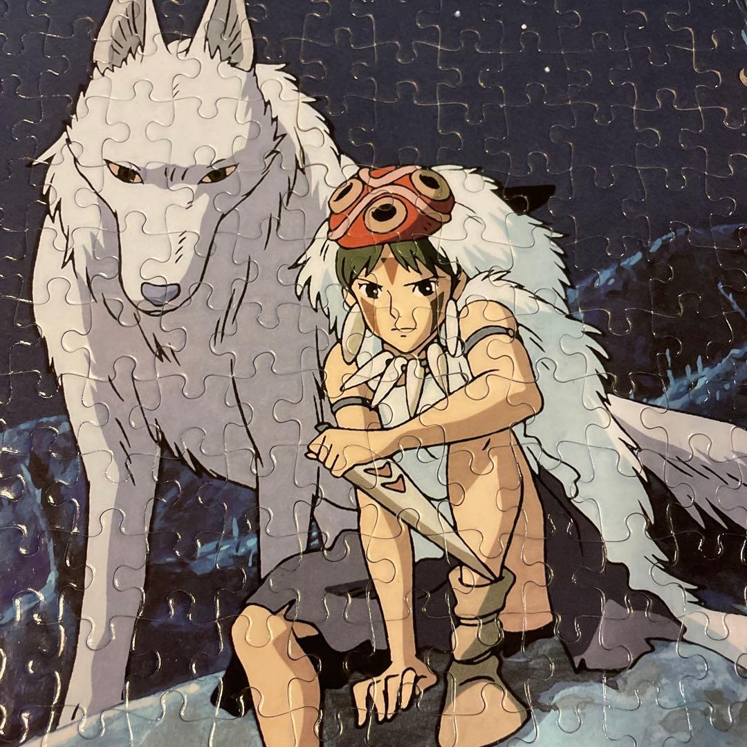 完成品】 ジブリ パズル フレーム もののけ姫 / 惑いの夜 1000ピース