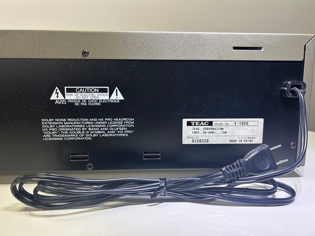 TEAC V-1050 カセットデッキ 【見直し再出品】 - メルカリ