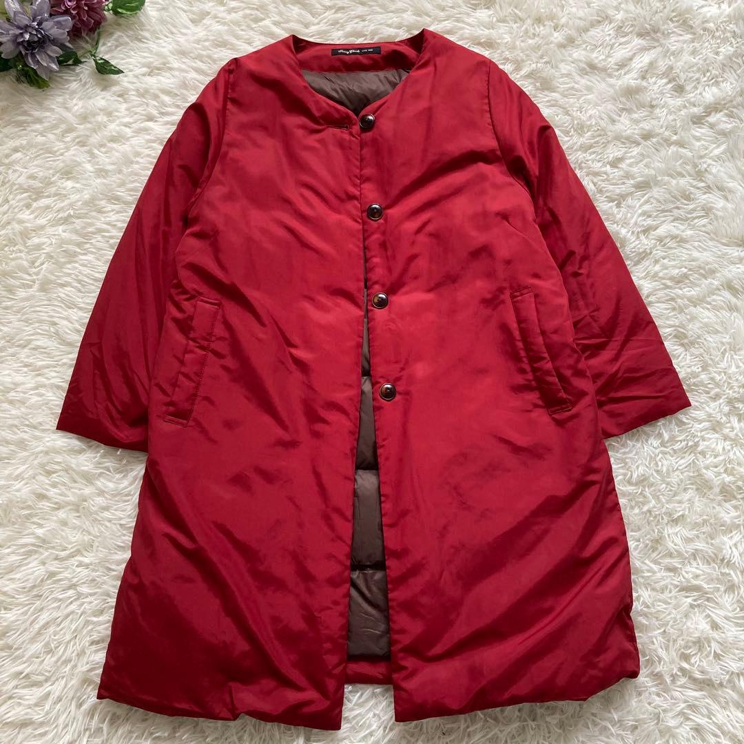大人気】 Sunny clouds極薄ダウンコート 赤 サイズ - メルカリ