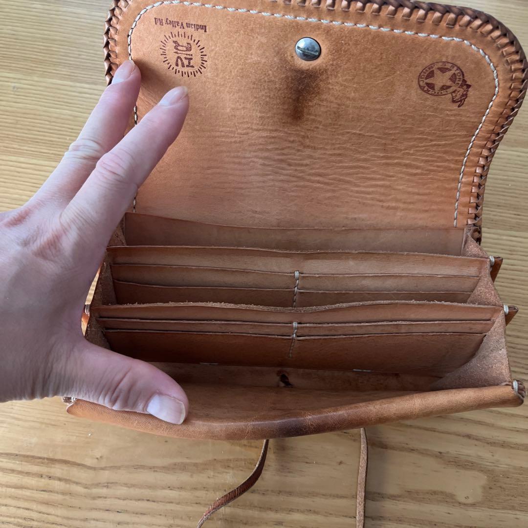 ラッキージョンラグウォレットLUCKYJOHN長財布ターコイズコンチョ