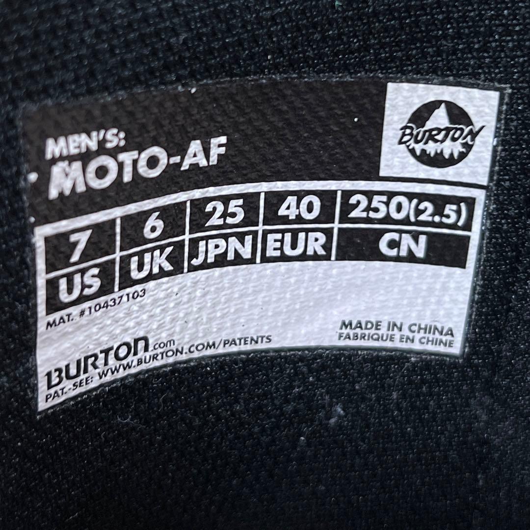 【美品_即日発送】BURTON スノボブーツ MOTO-AF 25.0cm