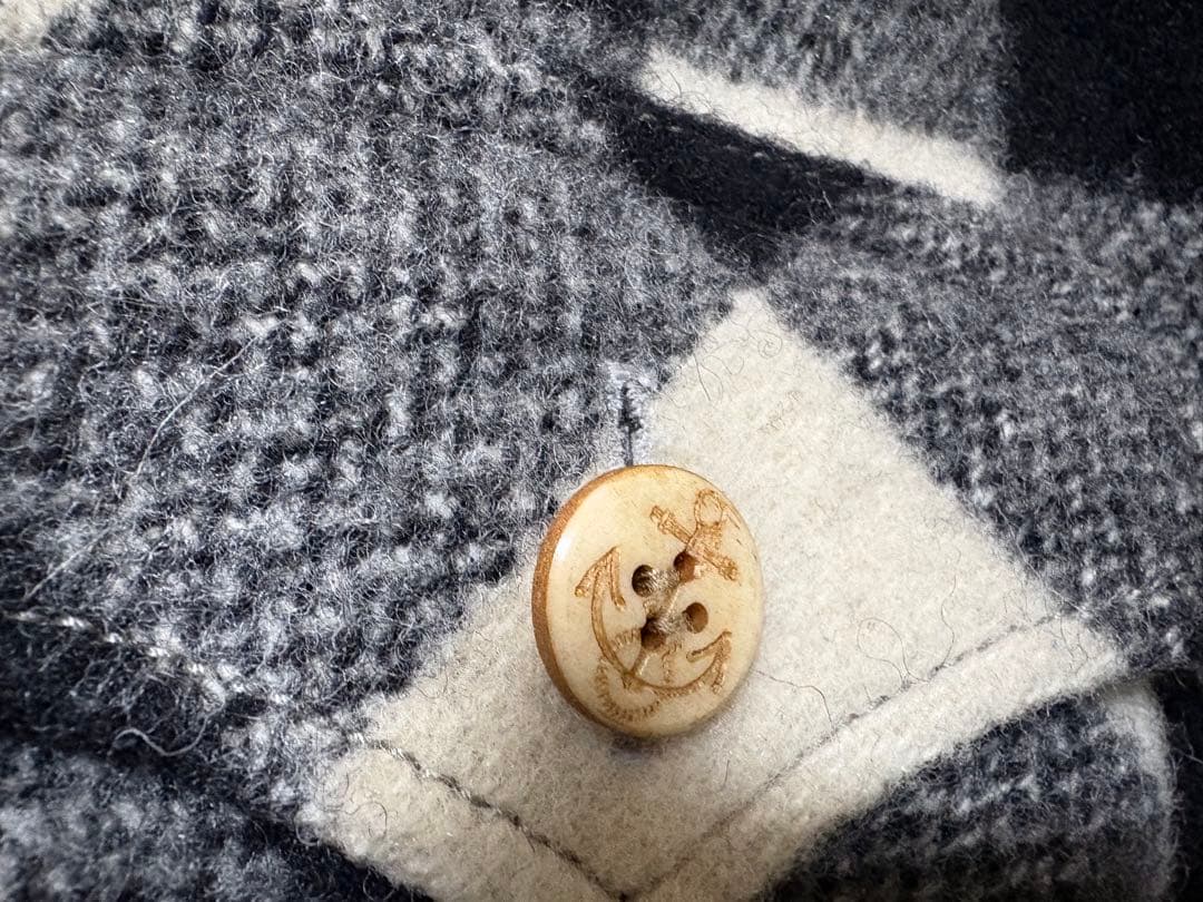 H.R.MARKET WOOLRICH チェック　エルボーパッチ　CPO 3