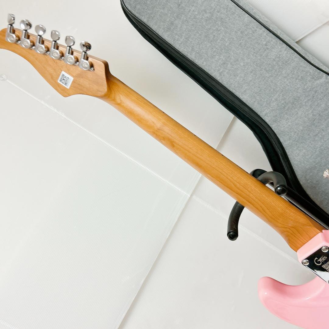 美品 MOOER GTRS S800 エフェクター内蔵ギター ピンク ケース付