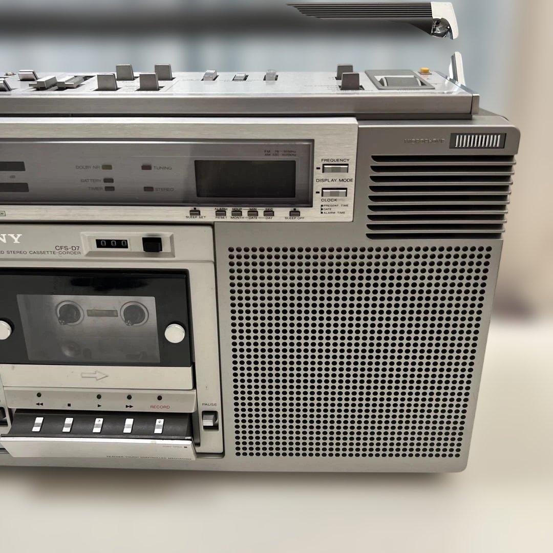 SONY ステレオカセットコーダー CFS-D7 FM/AMクロック 取説付