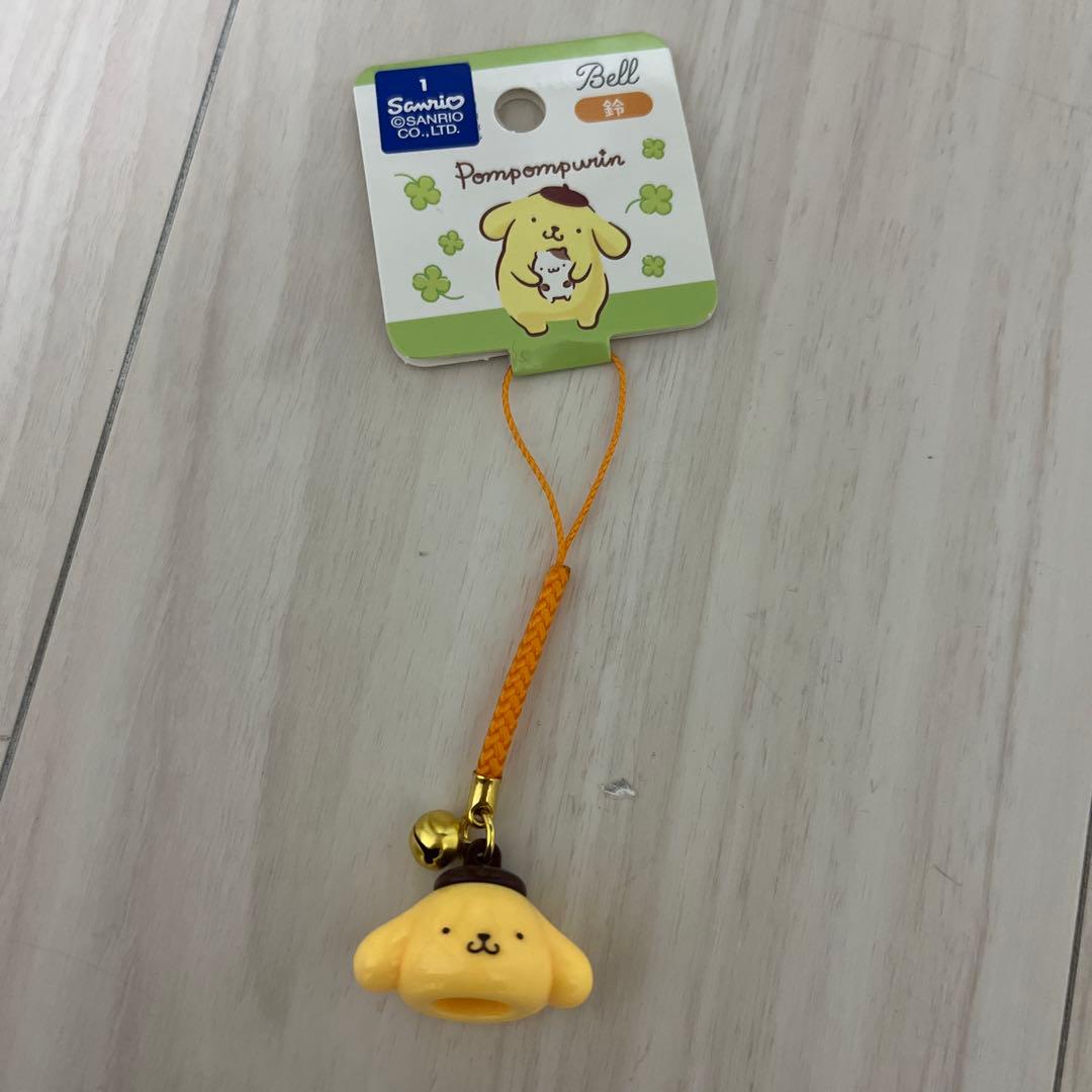 ポムポムプリン マスコット鈴 ストラップ - メルカリ