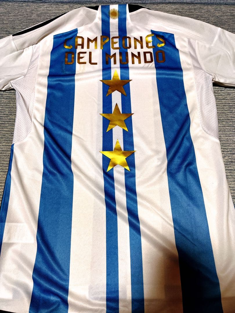 アディダス　アルゼンチン代表　優勝記念ジャージ adidas アルゼンチン代表 アウェイ Track Top 2006 ダークブルー