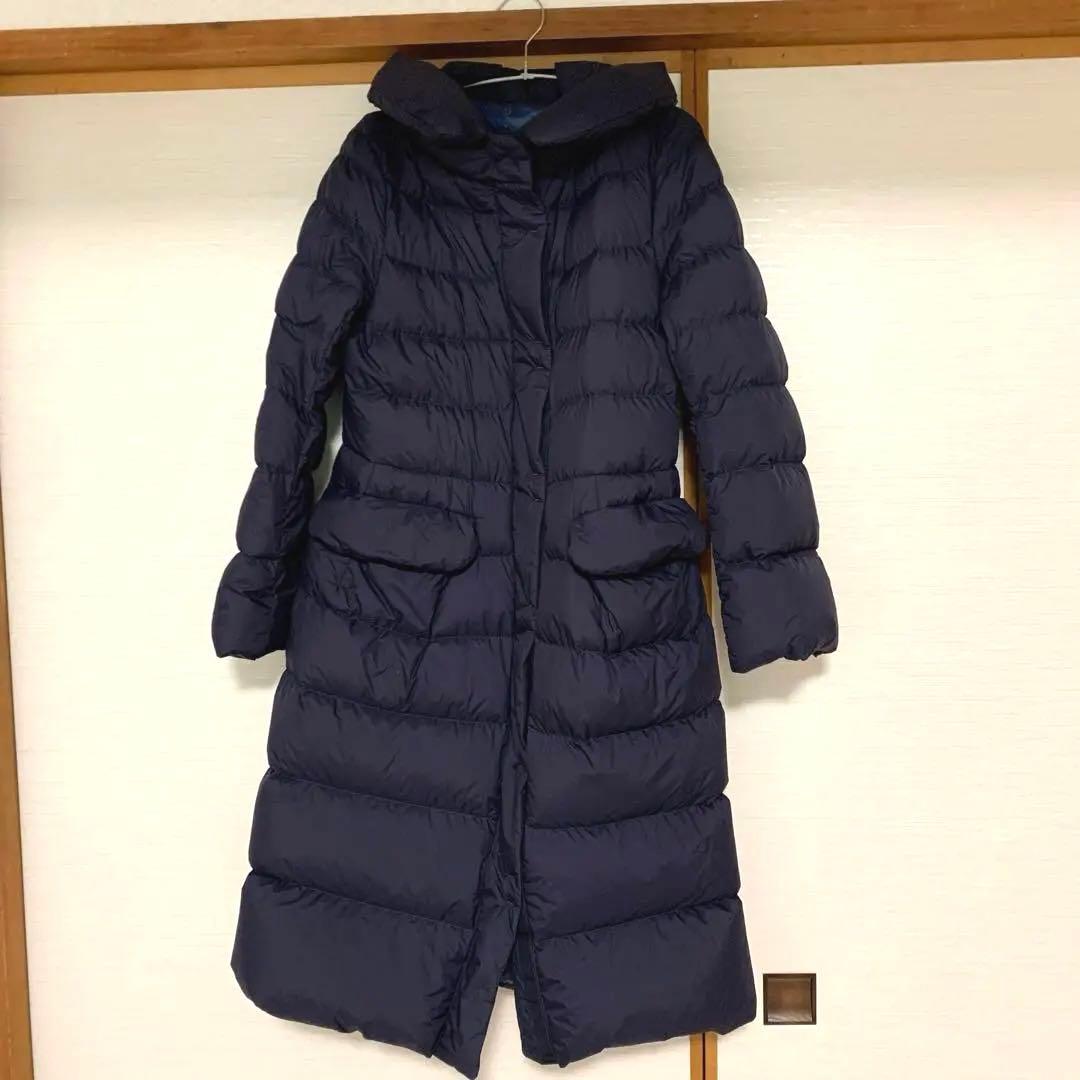 UNIQLO ＋JウルトラライトダウンコートMネイビー - メルカリ