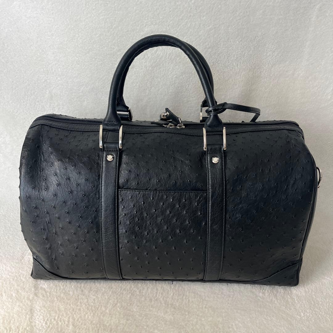 ☆JRA オーストリッチ 2way ボストンバック ショルダーバッグ 日本製