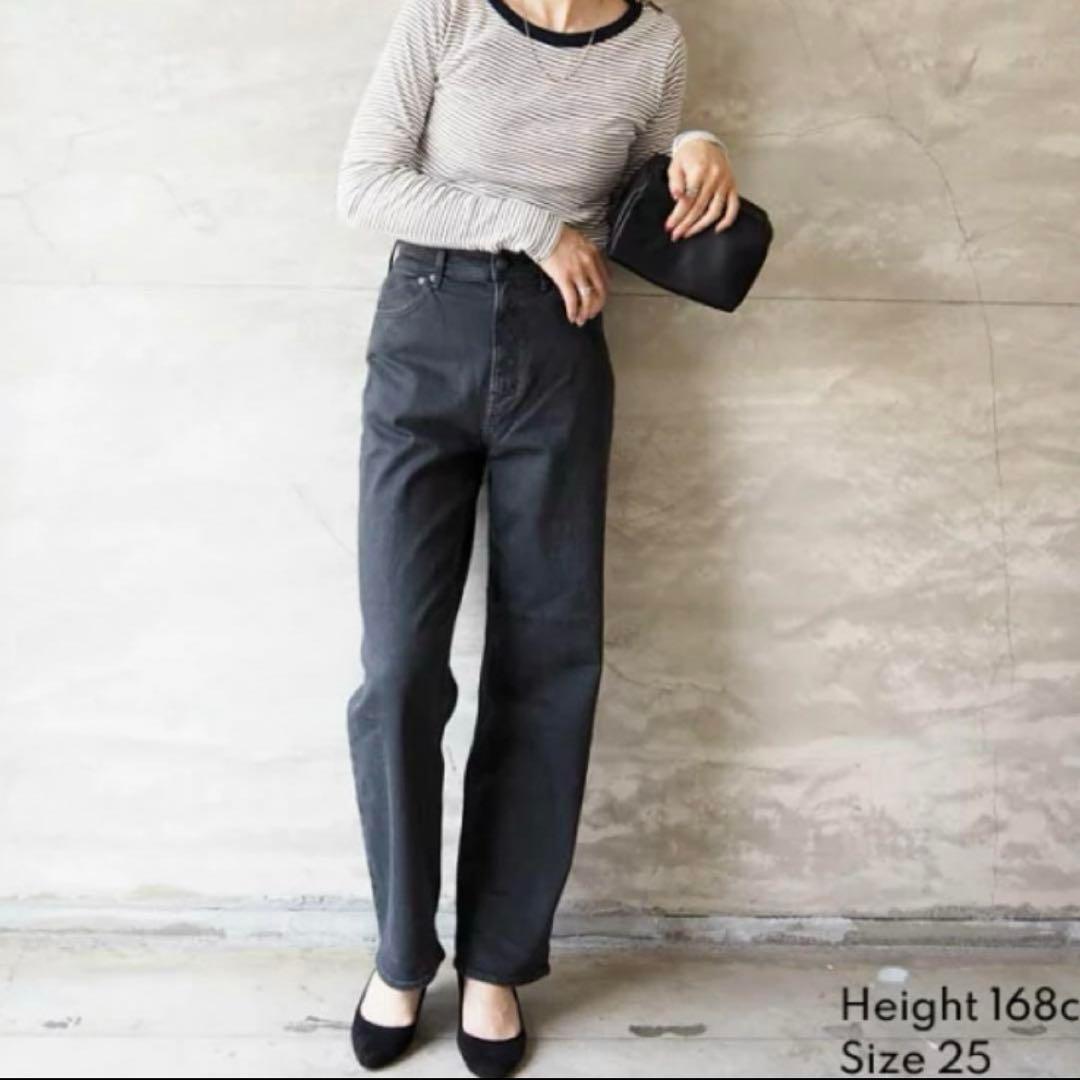 YANUK ヤヌーク レア ボーイズストレート LEA MBK 25 デニム|mercari