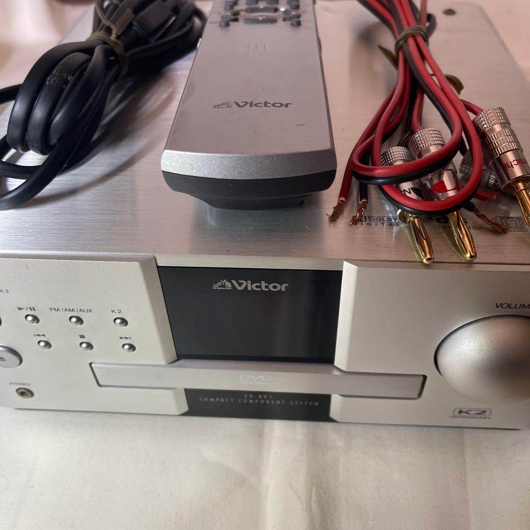 Victor DEUS ミニコンポ ケンウッドスピーカー - メルカリ