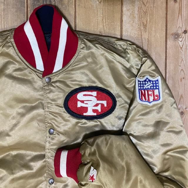 長瀬智也さん着 STARTER NFL 49ers リバーシブル スタジャンXL - メルカリ