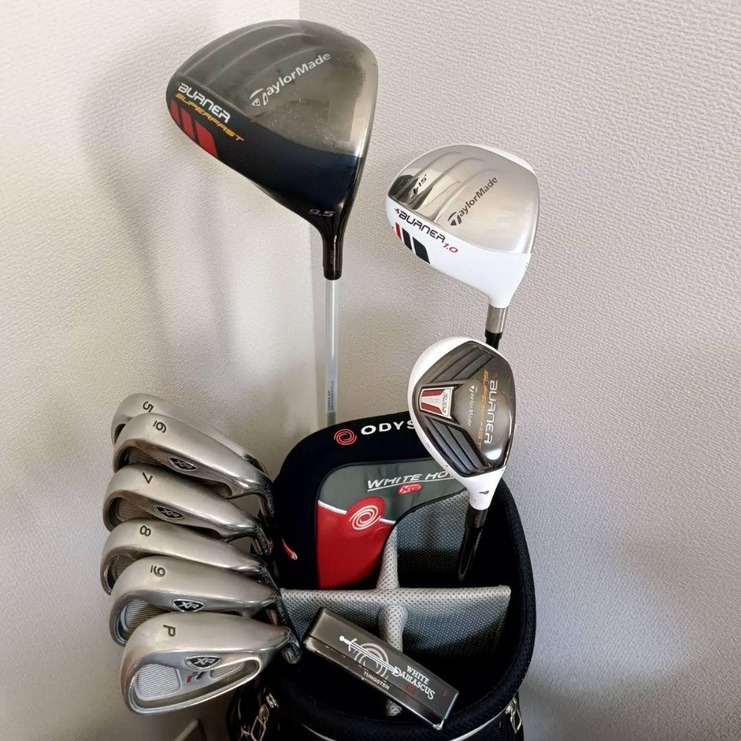 ゴルフクラブセット メンズ テーラーメイド 初心者〜中級者 バーナー