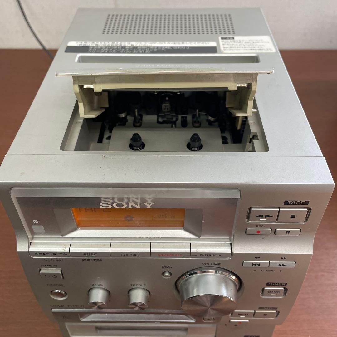 ➀要確認 通電確認済み SONY CMT-J100 ミニコンポ - メルカリ