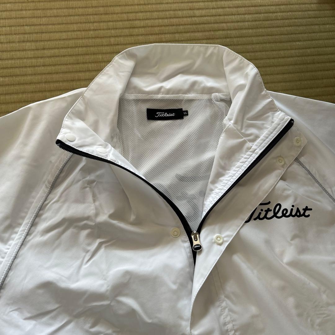Titleist レインウェアセット ホワイト/ブラック - メルカリ