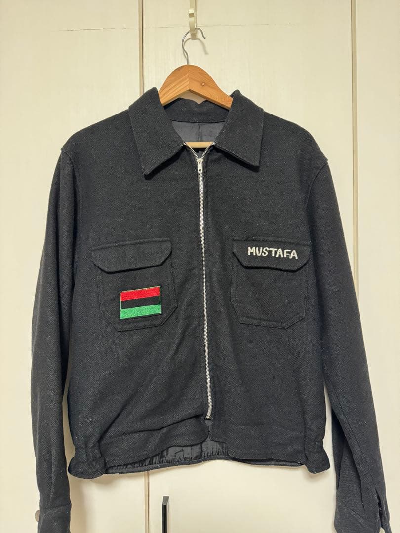 US NAVY 80sウール100% ツアージャケット スーベニアジャケット - メルカリ