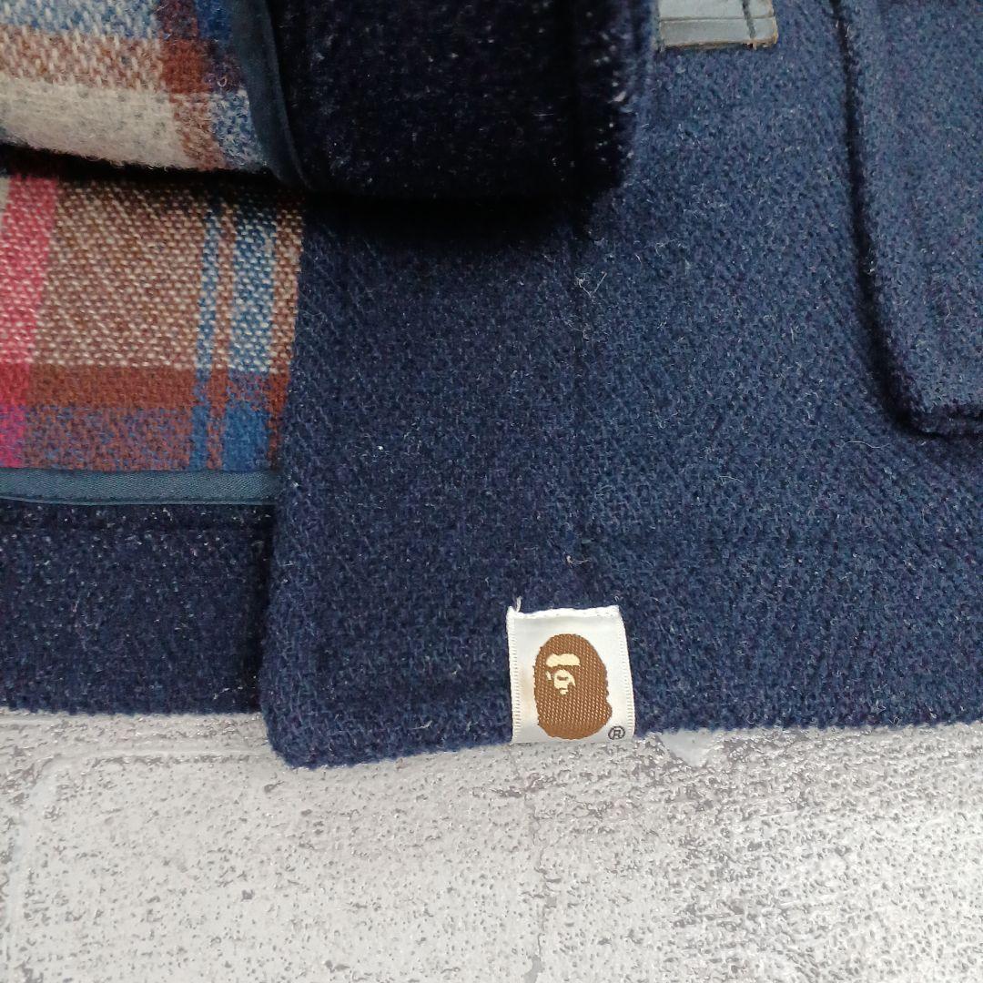 A BATHING APE アベイシングエイプ ウール混ダッフルコート - メルカリ