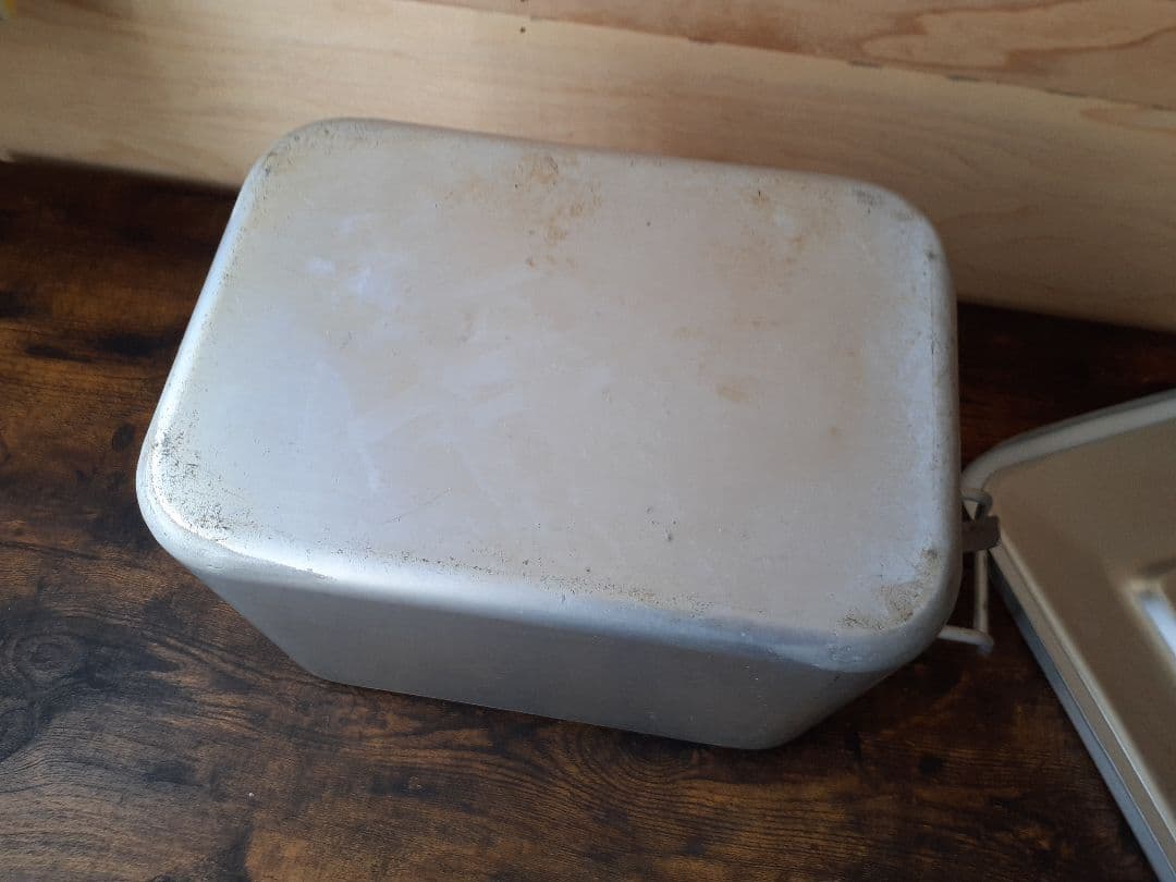 ビンテージ アルミコンテナ バッカン キャンプ アウトドア 昭和レトロ