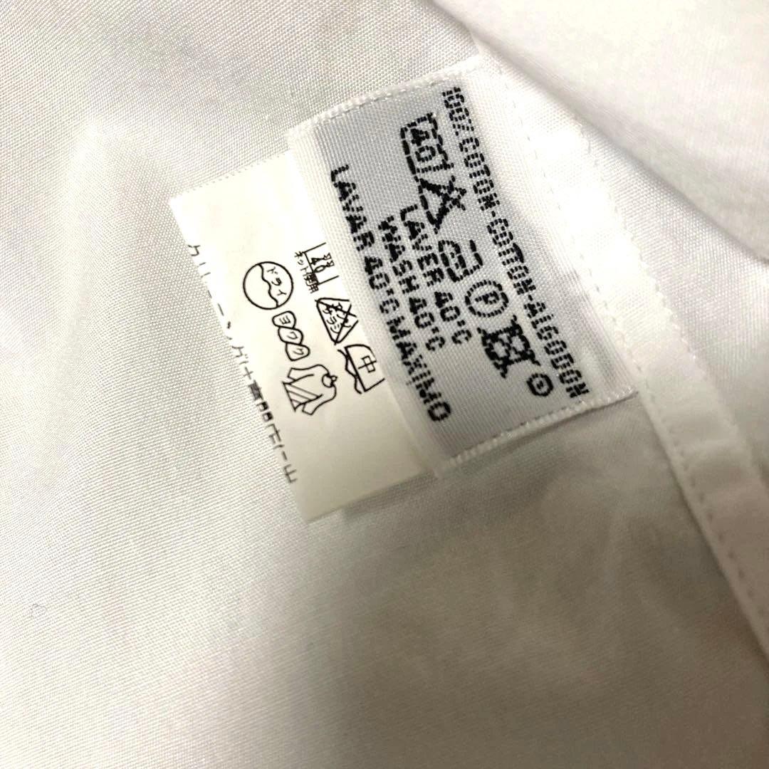 HERMES 白シャツ.セリエボタン☆38.M.フランス製.クリーニング済