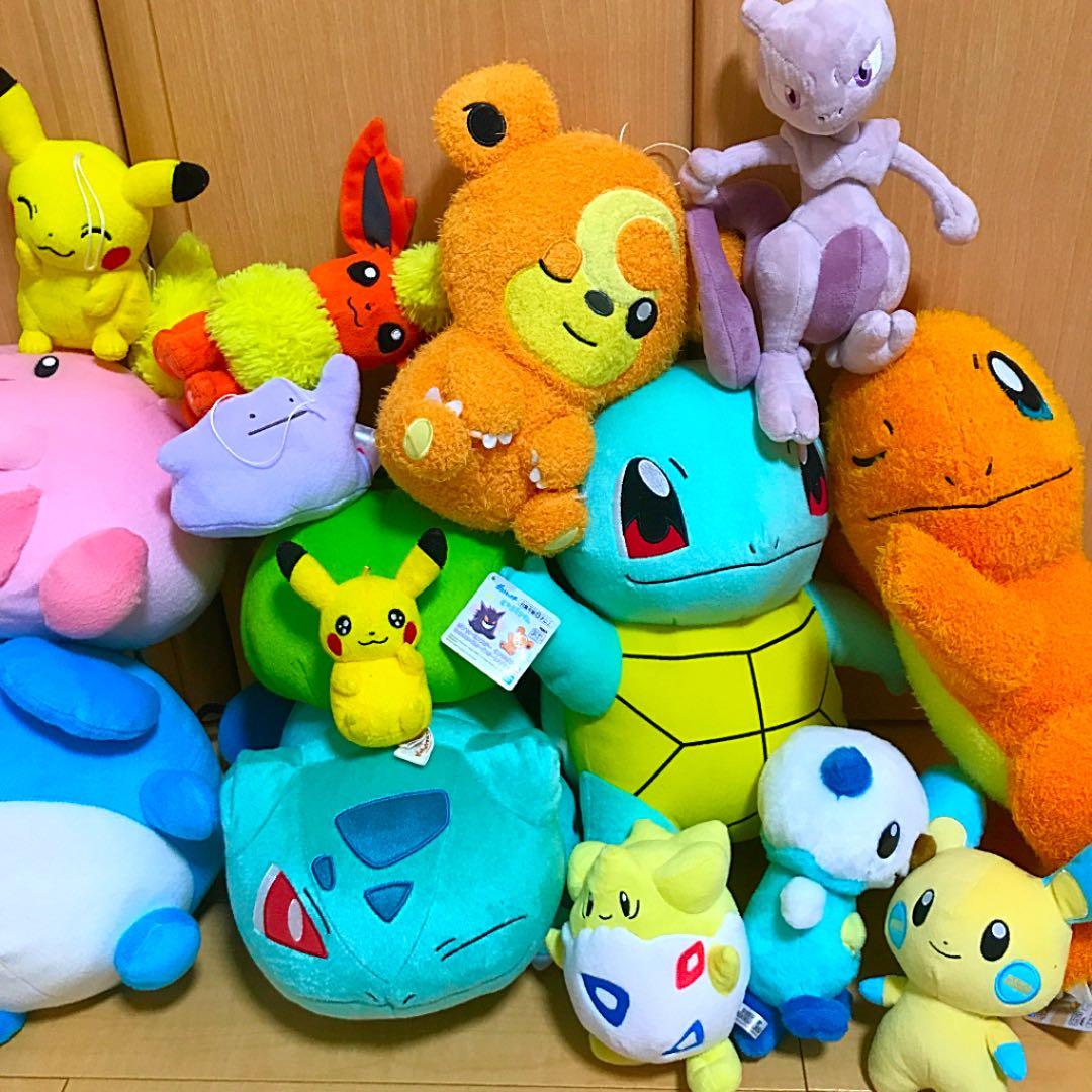 お得！人気　NINTENDOポケットモンスターぬいぐるみ大集合　お得14体セット