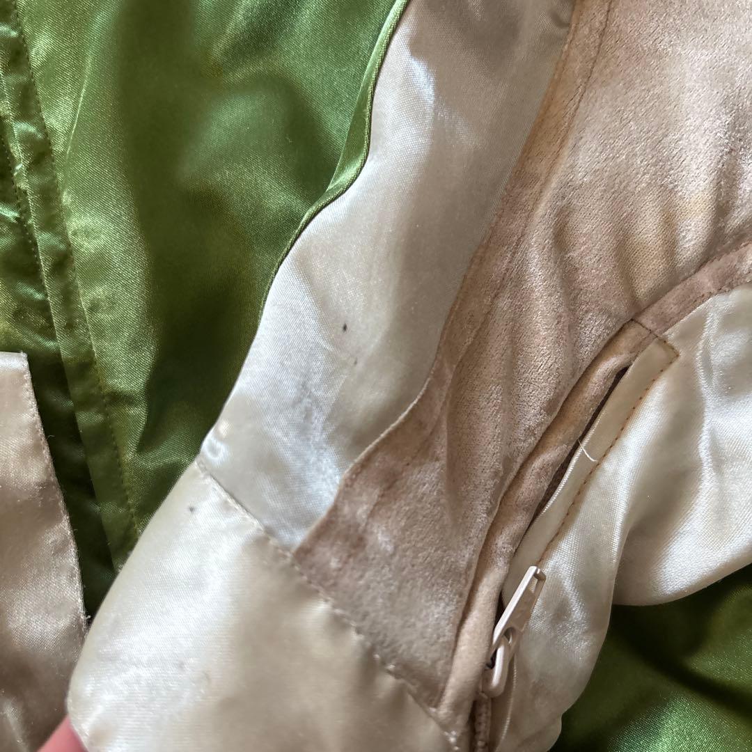 レア HONDA シンイチロウアラカワ スカジャン L 緑 バイカー コラボ