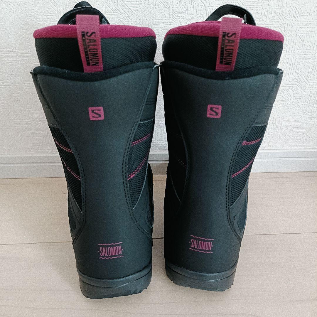 【美品】SALOMON SCARLET BOA 24.5cm